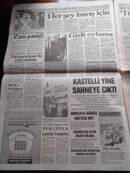 Milliyet Gazetesi - 27 Ekim 1991 -  Fenerbahçe Trabzonspor'u Bombaladı - Rıdvan Dilmen'e Sabah Operasyonu - Süleyman Demirel'den Anayasa Paketi - PKK Ölülerini Yakıyor - Deniz Baykal Telaşa Gerek Yok Hükümet Görüşmelerini SHP'nin Yeni Yönetimi Yürütmeli - Emekli Orgeneral Adnan Ersöz'ün Katili Yakalandı - Dışişleri Bakanlığı'nın Gizli Belgesini Hasan Celal Güzel'e Vermekle Suçlanan Hande Şevkat Mumcu Beraat Etti