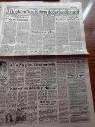 Milliyet Gazetesi - 27 Ekim 1991 -  Fenerbahçe Trabzonspor'u Bombaladı - Rıdvan Dilmen'e Sabah Operasyonu - Süleyman Demirel'den Anayasa Paketi - PKK Ölülerini Yakıyor - Deniz Baykal Telaşa Gerek Yok Hükümet Görüşmelerini SHP'nin Yeni Yönetimi Yürütmeli - Emekli Orgeneral Adnan Ersöz'ün Katili Yakalandı - Dışişleri Bakanlığı'nın Gizli Belgesini Hasan Celal Güzel'e Vermekle Suçlanan Hande Şevkat Mumcu Beraat Etti