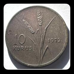 1972 - 10 KURUŞ “ÇİL” (TCM1972) Natürel