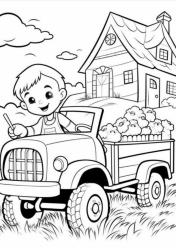 Köy Hayatı Boyama Kitap Seti (3 Süper Kitap)