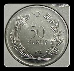 1972 Yılı 50 KURUŞ (ÇİL+) TCM72