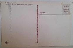 ŞEHİR KARTPOSTALI-ABD/NEW YORK CENTRAL PARK VE MİMARİ YAPILARIN GÖRÜNTÜSÜ,ARKASINA YAZILMAMIŞ,RENKLİ, 10 X 14 CM EBADINDA - 1950'LER, 1960'LAR, 1970'LER, 1980'LER