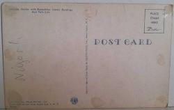 ŞEHİR KARTPOSTALI-ABD/NEW YORK ROCKFELLER CENTER BİNASI GÖRÜNTÜSÜ,ARKASINA YAZILMAMIŞ,RENKLİ, 10 X 14 CM EBADINDA - 1950'LER, 1960'LAR, 1970'LER, 1980'LER