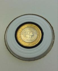 SAYIŞTAY VE TÜRKÇE OLİMPİYATLARI HATIRA PARA ÇİL AHŞAP STANDINDA / 1017