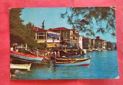 Kartpostal: İstanbul - Boğazda Tarihi Yalıların Bir Görünüşü