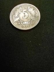 PARA 1939 YILI T.C. 5 KURUŞ 5,1