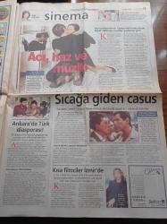 Milliyet Cumartesi Gazetesi - 1 Aralık 2001 - Ali Poyrazoğlu Fotoğrafı - Michael Haneke'nin Cannes Film Festivali'nde Büyük Ödül Kazanan Filmi Gösterime Girdi - Piyanist Filmi- 13 Ankara Film Festivali - 2. İzmir Kısa Film Günleri - Mustafa Altıoklar - Tüp Bebek Ve Prenses Süreyya - Kelis'in Hızlı Yükselişi - 350 Yıllık Zülfaris Sinagogu Restore Edildi Ve Müze Oldu