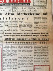 Ferman Kültürel İktısadi Siyasi Hür  Gazete  22 Eylül 1975  Düzce yerel,taşra basını-Fiskobirlik Alım Merkezlerine mi Satılıyor -Yerlere ve duvarlara yazı  yazanlar hapsedilecekler  Anadolu Basını Bursa Bölge toplantısında konuşan Basın-Yayın  genel müdür vekili  Doğan  Kasaroğlu   1934 'ün düdüğüyle 1975 te  hırsız kovalıyorsunuz  dedi-  Düzce Askerlık Şubesıne bir ( bay) memur alınacak  -Köylerdeki Eğitim Sorunu   -Sanat ve Edebiyat - Düzcespor Çarşamba günü rakip  sahada Kastamonu spor ile oynayacak