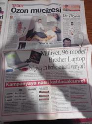 Milliyet Gazetesi - 6 Nisan 1996 - Fenerbahçe'de Aykut Kocaman Sesleri - Ayda 100 Trilyon Açık Veren 1996 Mali Yılı Bütçesi Korkutuyor - Mesut Yılmaz Mit Müsteşarı Değişecek - Doğru Yol Partisi Lideri Tansu Çiller'den Kongre Resti - Kadın İsa - Küçük Caniye Kadın İsyanı - Nobel Ödüllü Sapık Doktor Gajdusek - Suriye'de Tehlikeli Oyun - Çeçenistan'a Atom Mu Atıldı