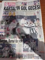 Milliyet Gazetesi - 6 Nisan 1996 - Fenerbahçe'de Aykut Kocaman Sesleri - Ayda 100 Trilyon Açık Veren 1996 Mali Yılı Bütçesi Korkutuyor - Mesut Yılmaz Mit Müsteşarı Değişecek - Doğru Yol Partisi Lideri Tansu Çiller'den Kongre Resti - Kadın İsa - Küçük Caniye Kadın İsyanı - Nobel Ödüllü Sapık Doktor Gajdusek - Suriye'de Tehlikeli Oyun - Çeçenistan'a Atom Mu Atıldı