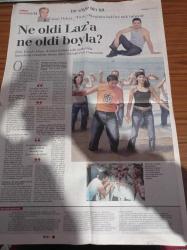 Milliyet Popüler Kültür Gazetesi - 25 Eylül 2003 - Emniyet Mafya Magazinin Yolları Aynı İsimde Kesişti Hüseyin Kocadağ - Susurluk Kazasında Arabayı Kullanan Polis Şefi Hüseyin Kocadağ Bir Tek Fenerbahçe'ye İhanet Etmedi - Yılmaz Erdoğan Vizontele 2 Filminde 12 Eylül'ü Anlatıyor - Deniz  Akkaya - Tuba Ünsal - Davut Güloğlu - Dinsel Azizeler Cinsel Fahişelere Dönüştü