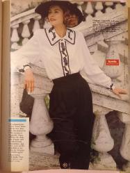 Burda Moda Kadın Dergisi 8 Ağustos 1989 etekler,bluzlar,kazaklar ,çocuk kıyafetleri ,elbiseler,pantolonlar,Almanca türkçe açıklamalı patronları vardir .
