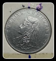 1975 - 50 KURUŞ (ÇÇT) TCMER74 “NADİR KAYIK/TABUT BASKI”