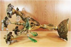 AnTiKa AVRUPA HaRiKa BÜYÜK BOY BRonZ ŞAMDANLAR.....ÇİFT