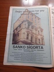 Milliyet Sigorta 98 Gazetesi - 4 Mayıs 1998 - Sigortacı Kimdir - Özel Emeklilikte Özel Sigortacılık Dönemi - Sanko Sigorta - Akdeniz Sigorta - Hasar Anında Ne Yapmalı - Teoman Kerman - Arsal Tüzüner - Sigortacı Gazetesi İmtiyaz Sahibi Metin Öztürk