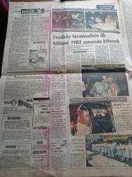 Milliyet Gazetesi - 10 Haziran 1981 - MLSPB'nin 4 Lideri Ölü Ele Geçti - Marksist Leninist Silahlı Propaganda Birliği - Mahir Çayan Ve Deniz Gezmiş'ten Sonra En Tehlikeli Şehir Gerillası Tamer Arda - Bebek Yüzlü Anarşist Doğan Özzümrüt - Hülya Özzümrüt - Mlspb'nin Bazı Eylemleri - Dev Yol'cu Veysel Güney'in İdam Cezası Onaylandı - Batı İsrail Saldırısını Kınıyor