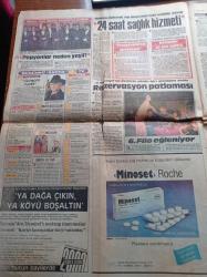Milliyet Gazetesi - 15 Mart 1987- Beşiktaş'a Kızmayalım Futbolumuz Bu - Polisin Hedefi Dursun Karataş'ın Eşi Sabahat Karataş - Dev Sol Panikte Polis 100 Militanı Arıyor - Radyasyonlu Çay İçiyoruz -   PKK Terörü THY Bürosuna Bomba - Eğitim Ordusu Perişan