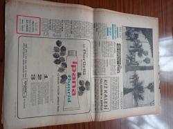 Milliyet Turizm Gazetesi - 1980'li Yıllar - Akdeniz Bölgesi 3 -  Good Year Reklamı: Yılankale - Anavarza Mozaiklerle Dolu - Adana - Deniz İçin Karataş Veya Ayas'a Gitmek Gerek - Mersin - Softa Kalesi - Cennet Cehennem Obrukları- Silifke - Korikos Kalesi - Tarsus Şelalesini Mutlaka Görün - Kız Kalesi - Hatay - Antakya - Pe Re Ja Turistik Kolonyası - Gripin Reklamı