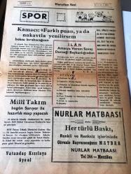 Merzifon Sesi- Günlük Siyasi Müstakil Gazetesi - AMASYA -MERZİFON  Taşra TEŞKİLATI -22 Ekim 1975 - Ecevit : Demirel Komünizm Tehlikesini  Şişirip  Sağ  Oyları Toplamak İstiyor  - İstanbul Üniversitesi  ' inde Ön  Kayıtlar  P,erşembe Akşamı Bitiyor - Milli Güvenlik Kurulu , Kıbrıs ve ABD  İle ilişkileri  Görüştü -  Polis Kaldırdığı  İşçileri   Yerlerine Dikti - MSP: Biz ,Koalısyon Gelişme Hızımızı  Kesilsin Diye  Girmedik - Minyeli Abdullah    Hayat  Romanı  - Yağışlı Havalarda Gezmek  Fayda  Sağlar mı? Vatandaş , Türk  Hava Kuvvetleri  Güçlenme Vakfına  Yardımlarınızı Esirgemeyin-   Saruhanlı '  da 70 Bin kişiyel  Doktor var -  Gaziantep Havaalanı 29 Ekİim de Açılacak - Hazırlıklar Biterse Ege Tütün Pİyasası  Erken  Açılacak -Şiir Köşesi -Kamacı : Farklı Puan , yada nakavtla yenilirsem  boksu bırakacam - Milli Takım  Bugün Sarıyer  ile Hazırlık maçı yapacak