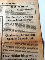 Merzifon Sesi- Günlük Siyasi Müstakil Gazetesi - AMASYA -MERZİFON  Taşra TEŞKİLATI -22 Ekim 1975 - Ecevit : Demirel Komünizm Tehlikesini  Şişirip  Sağ  Oyları Toplamak İstiyor  - İstanbul Üniversitesi  ' inde Ön  Kayıtlar  P,erşembe Akşamı Bitiyor - Milli Güvenlik Kurulu , Kıbrıs ve ABD  İle ilişkileri  Görüştü -  Polis Kaldırdığı  İşçileri   Yerlerine Dikti - MSP: Biz ,Koalısyon Gelişme Hızımızı  Kesilsin Diye  Girmedik - Minyeli Abdullah    Hayat  Romanı  - Yağışlı Havalarda Gezmek  Fayda  Sağlar mı? Vatandaş , Türk  Hava Kuvvetleri  Güçlenme Vakfına  Yardımlarınızı Esirgemeyin-   Saruhanlı '  da 70 Bin kişiyel  Doktor var -  Gaziantep Havaalanı 29 Ekİim de Açılacak - Hazırlıklar Biterse Ege Tütün Pİyasası  Erken  Açılacak -Şiir Köşesi -Kamacı : Farklı Puan , yada nakavtla yenilirsem  boksu bırakacam - Milli Takım  Bugün Sarıyer  ile Hazırlık maçı yapacak