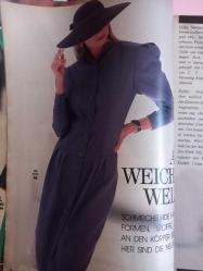 Burda Kadın Moda Dergi 8 Ağustos 1988 Almanca türkçe anlatımı vardir etekler,ceketler,elbiseler,çocuk kıyafetlerı,patronları içindedir