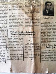 Altıeylül gazetesi-Balıkesir,yerel,taşra basını-Halk ve Halkla Beraber  25 Nisan 1968- 23 Nisan  Büyük  Törenle Kutlandı-  Özdemir Yücel ve Arkadaşları Tiyatro Topluluğu  İnegöl : Akyollu ve  Demircioğlu  - Erkek Sanat Enstitüsünün İzmit Gezisi Çok Başarılı Geçti -Tarihte Güreşçilerimiz - Haftanın  Şarkısı- Dilencilik - İnegölspor 4 İznik Gençlik 0 -            sahibi  Akif  Beceroğlu