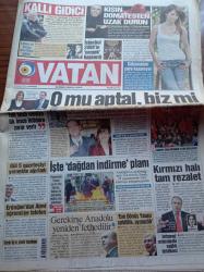 Vatan Gazetesi - 10 Aralık 2007 - Galatasaray'da Kalli Gidici - Nefise Karatay Çalışmadan Para Kazanıyor - Metrocity'nin Ortağı Onur Ağım Cezadan Kurtulmak İçin Hukuki İşlem Yapmaya Doğuştan Yetersiz Diye Mahkemeden Karar Çıkarttı -  Recep Tayyip Erdoğan'dan Alevi Öğrenciye Telefon - Pişmanlık Yasası Ya Da Eve Dönüş