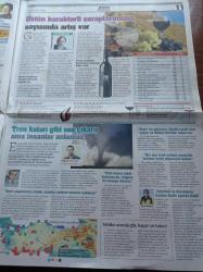 Vatan Pazar Gazetesi - 15 Nisan 2012 - Alev Hanım'ın Büyük Dedesi Osman Hamdi'nin Tablosunu Satıp At Çiftliği Kurdu - Yeraltı Filminin Başrol Oyuncusu Engin Günaydın - Esra Ülger Menopoza Girince Yaşadıklarını Yazıp Sahneye koydu - Yılın En İyi Türk Şarapları - İlk Pop Starımız 82 Yıl Önce Seçildi Hudadat Şakir Turalı - Ünlü Kalp Cerrahı profesör Bingür Sönmez