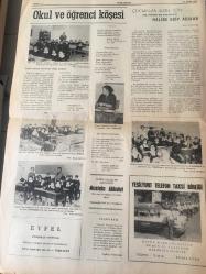 Yeşil Belde  -Yeşilköy ve Yeşilyurt  Postası -24 Ekim 1970-  Yeşi Belde  Esnafının Dilinden İstek ve Dilekler -Yeşil Belde ' de KOLERE   Vak'ası yok -Bir İlkokul Müdürünün Feryadı  Arif Şenel  Yeşilköy İlkokulu Mdr-  Sanata Açılan  Pencere  Itır Gürdemirel -Kralların Ressam  Rahmi  Pehlıvanlı - Doktorunuz  Diyor ki   -Koleradan  Korunma  Çareleri  dr .Dündar KUTLU - Okurlarımızın  Sorunları  Taci Özsarı -Sevgiden  Fısıltılar  -Yeşilköy G:2 - Y.K  Jimnastik .1