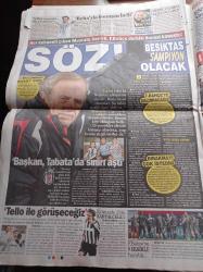 Vatan Gazetesi - 15 Kasım 2009 - Her Kehaneti Çıkan Mustafa Denizli Beşiktaş Şampiyon Olacak - Domuz Gribi 10 Derecenin Altında Patlar - CHP İle Alevi Kesimini Karşı Karşıya Getiren Onur Öymen'in Bu İlk Marifeti Değil - Süleyman Demirel Telekulak Skandalı İçin Böyle Ülke Olmaz Bu Ayıptır - Recep Tayyip Erdoğan - Deniz Baykal - Metrobüse Zam