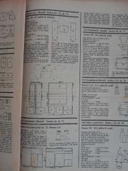 Burda Kadın Moda Dergi 4 Nisan 1984 Almanca türkçe açıklamalı elbiseler,pantolonlar ceketler patronları vardir