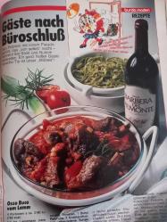 Burda Kadın Moda Dergi 4 Nisan 1984 Almanca türkçe açıklamalı elbiseler,pantolonlar ceketler patronları vardir