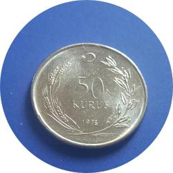1976 50 kuruş çil