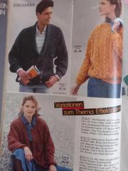 Burda Kadın Moda Dergisi-2 şubat 1987 bluzlar, Etekler, elbiseler, pantolonlar, kız ve erkek çocuk kıyafetleri Almanca Türkçe açıklamalı patronları vardır.