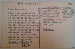 ŞEHİR KARTPOSTALI-İSVİÇRE/LUCERNE NEHİR VE ESKİ KÖPRÜ GÖRÜNTÜSÜ,ARKASINA YAZILMIŞ,RENKLİ, 10 X 14 CM EBADINDA - 1950'LER, 1960'LAR, 1970'LER, 1980'LER