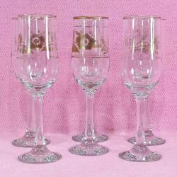 ANTİKA 6 ADET UZUN AYAKLI KADEH BARDAK