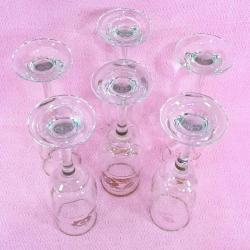 ANTİKA 6 ADET UZUN AYAKLI KADEH BARDAK