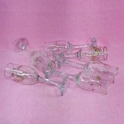 ANTİKA 6 ADET UZUN AYAKLI KADEH BARDAK