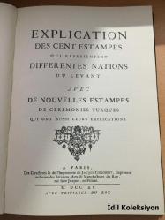 Recueil De Cent Estampes représentant différentes Nations Du Levant - De M. De Ferriol - Fransızca Kitap (Levant'ın Farklı Uluslarını Temsil Eden Yüz Baskı Koleksiyonu)