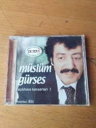 MÜSLÜM GÜRSES * AÇIK HAVA KONSERLERİ 1 * CD ALBÜM * 2002 * BEN İNSAN DEĞİL MİYİM, TANRI İSTEMEZSE, DALGALANDIM DA DURULDUM,,