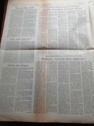 Yeni Ortam Gazetesi - 2 Eylül 1973 - Ankara Ticaret Odası Sandığa Davet Kampanyası Açıyor - Maden İş Sendikası Ereğli Demir Çelik Grevinin Başlangıç Tarihini Öne Aldı - Mustafa Ekmekçi - Bülent Ecevit Ne Düşünüyor - 12 Mart Sonrasının Dış Ekonomik İlişkiler Bakanı Özer Derbil - Hükümet Seçimin Sıkıyönetimsiz Olmasını İstiyor - Osman Bölükbaşı