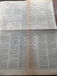 Yeni Ortam Gazetesi - 2 Eylül 1973 - Ankara Ticaret Odası Sandığa Davet Kampanyası Açıyor - Maden İş Sendikası Ereğli Demir Çelik Grevinin Başlangıç Tarihini Öne Aldı - Mustafa Ekmekçi - Bülent Ecevit Ne Düşünüyor - 12 Mart Sonrasının Dış Ekonomik İlişkiler Bakanı Özer Derbil - Hükümet Seçimin Sıkıyönetimsiz Olmasını İstiyor - Osman Bölükbaşı