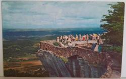 ŞEHİR KARTPOSTALI-ABD/TENNESSEE CHATTANOOGA AŞIKLAR TEPESİ GÜNDÜZ GÖRÜNTÜSÜ,ARKASINA YAZILMIŞ,RENKLİ, 10 X 14 CM EBADINDA - 1950'LER, 1960'LAR, 1970'LER, 1980'LER