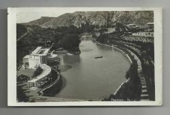 ANKARA'DA ÇUBUK BARAJI VE ÇEVRESİNİ GÖSTERİR ESKİ DÖNEM FOTOKART...