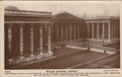LONDRA BRİTİSH MÜZESİ ESKİ DÖNEM KARTPOSTAL.