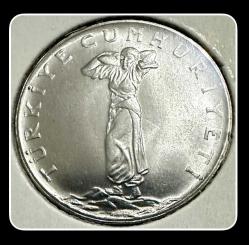 1978 - 25 Kuruş  “ÇİL+” (T.C Düz) “En Az Basılan” AB (TCM978)