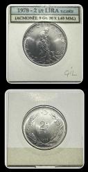 1978 - 2,5 LİRA  “ÇİL+” (TCM78) “T.C Düz”
