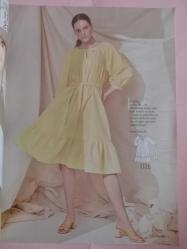 Burda Kadın Moda 7 temmuz 2020 bluzlar,havalı tunikler,kusursuz hakim yaka,elbiseler,ceketler,pantolonlar açıklamalı anlatımı vardir