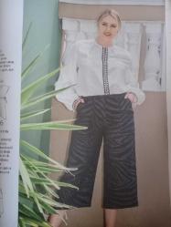 Burda Kadın Moda 7 temmuz 2020 bluzlar,havalı tunikler,kusursuz hakim yaka,elbiseler,ceketler,pantolonlar açıklamalı anlatımı vardir