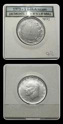 1979 Yılı 1 LİRA (ÇİL) TCM79 “T.C Ters”